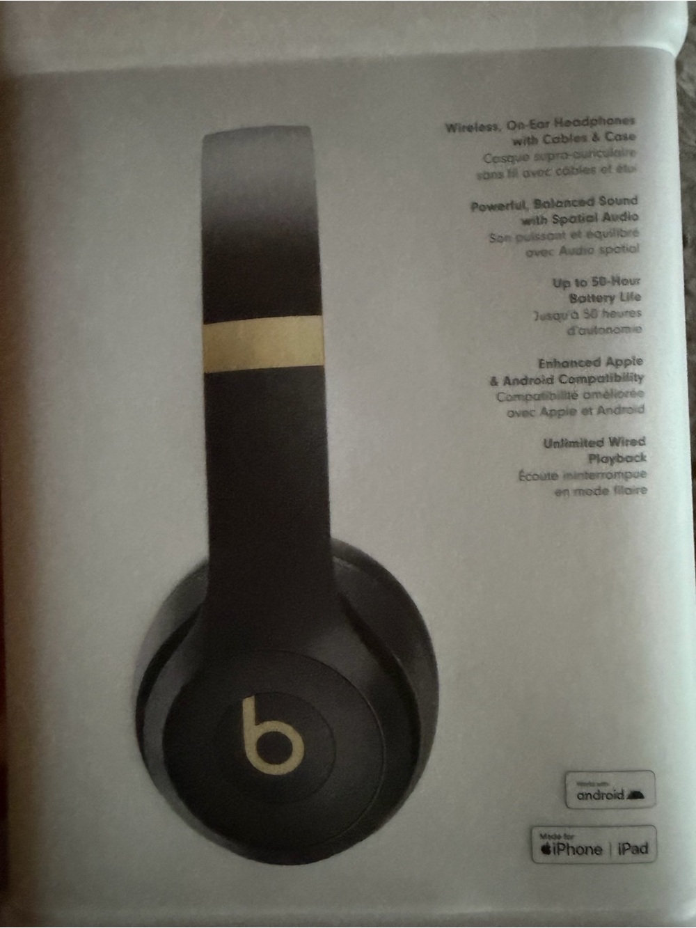 Beats by Dre Over-Ear Wireless Headphones - Black & Gold